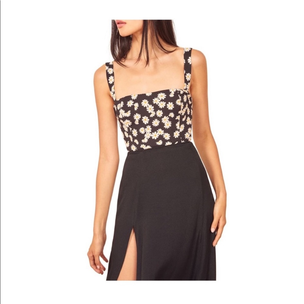 Reformation Daisy Elaine square neck Top